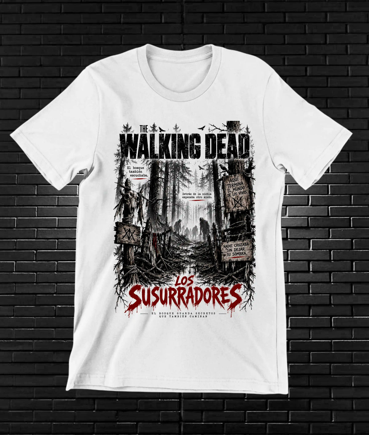 Camiseta The Walking Dead MERAK NIVRA Blanco