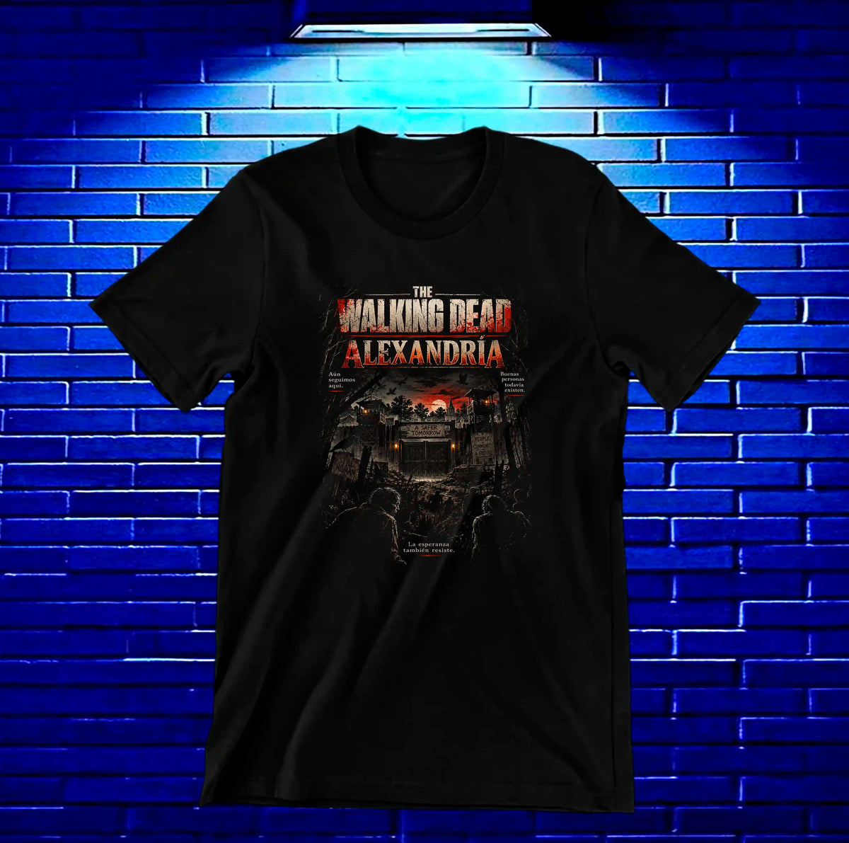 Camiseta The Walking Dead MERAK NIVRA Negro