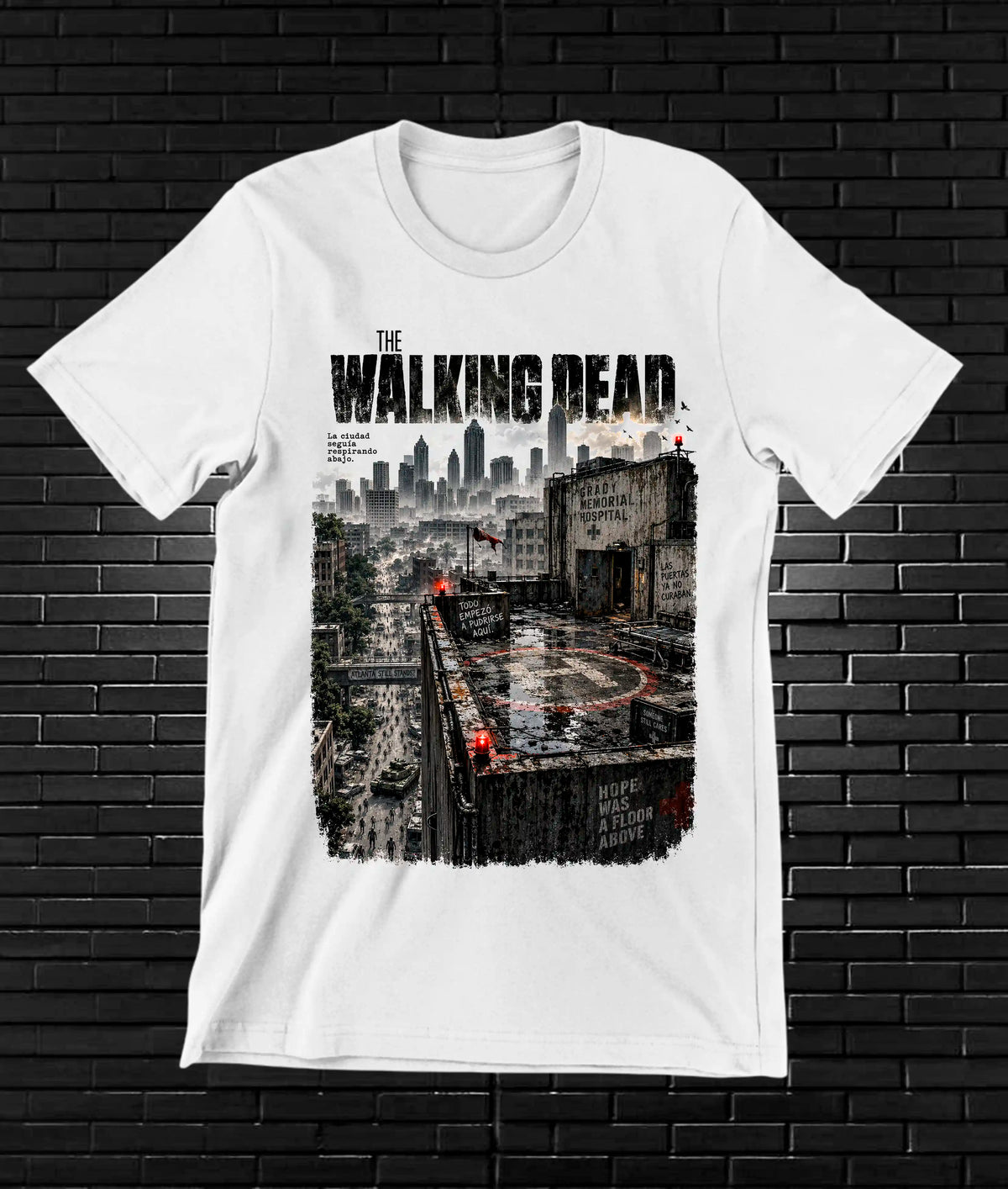 Camiseta The Walking Dead NIMOR BANIX Blanco