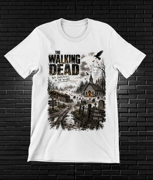 Camiseta The Walking Dead NIMOR BAREN Blanco