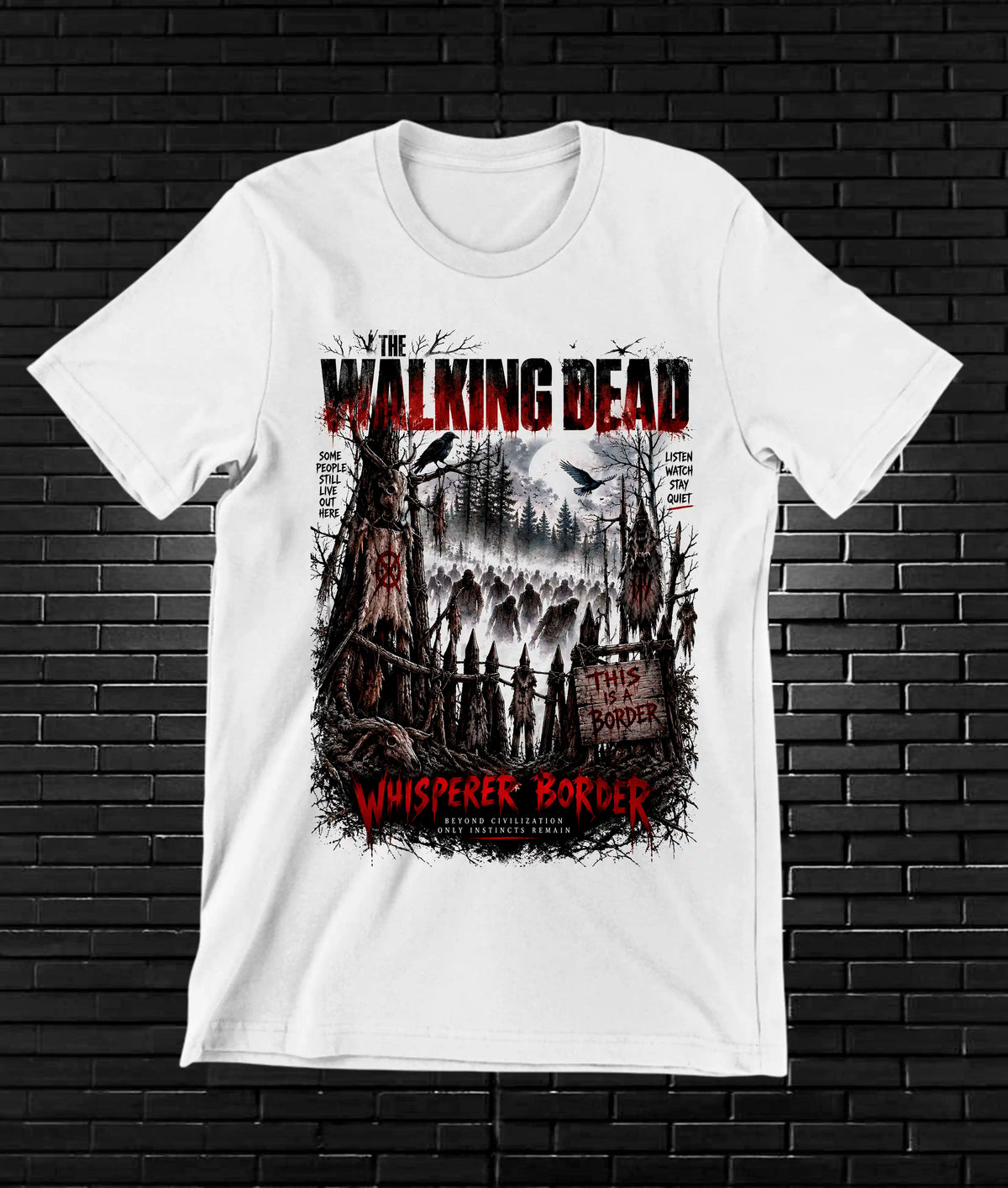 Camiseta The Walking Dead NIMOR CAVOX Blanco