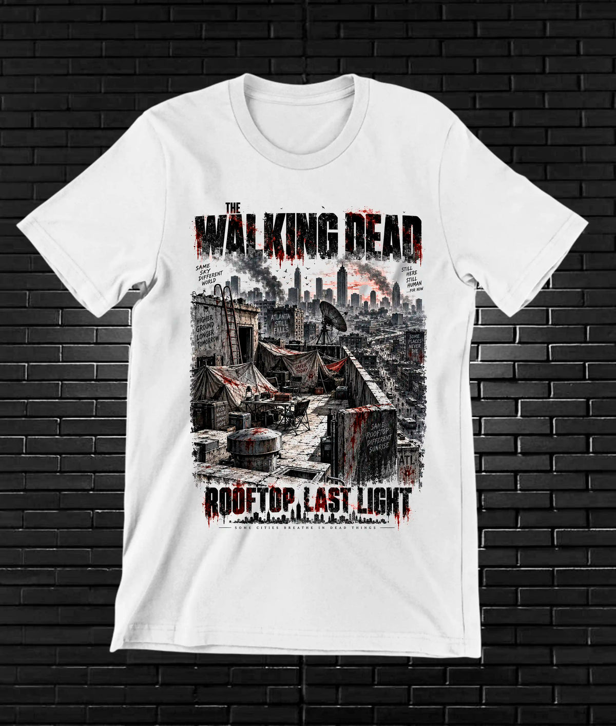 Camiseta The Walking Dead NIMOR MERON Blanco