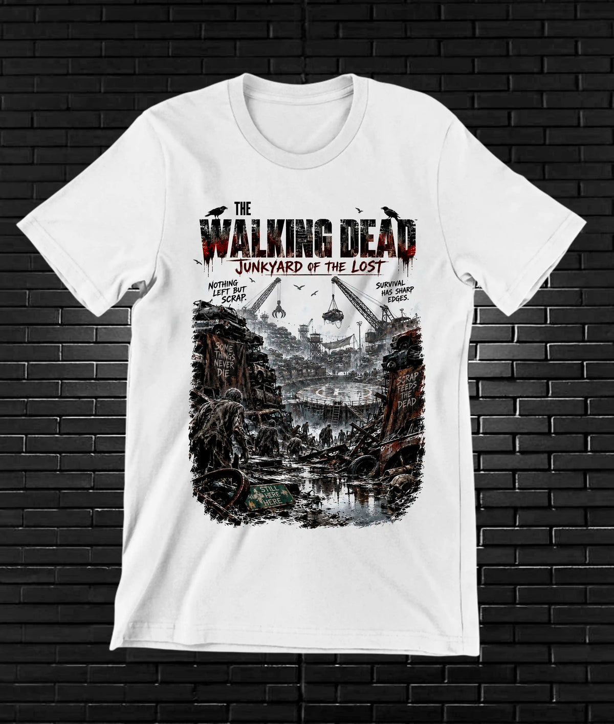 Camiseta The Walking Dead NIREN MERON Blanco